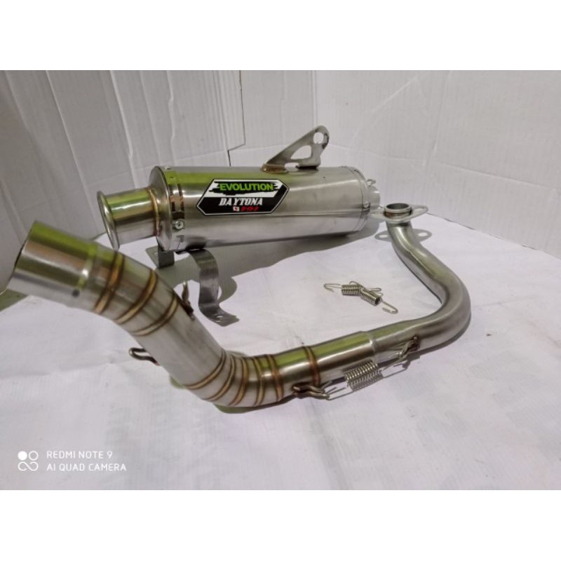 inlet:38 knalpot daytona evolution fullsistem beat, scoopy