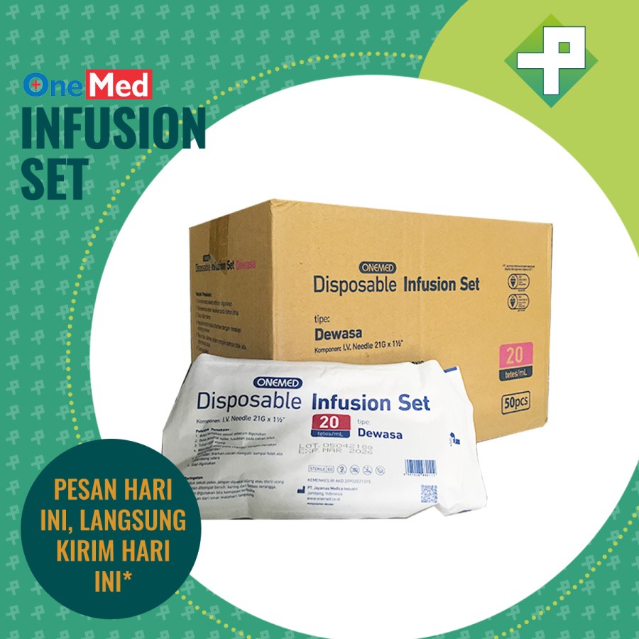 Infusion Set OneMed / Infuset / Selang Infus pcs