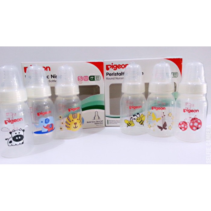 [BOX] Pigeon Botol Susu PP RP 120ml / 240ml Animal - Milk Bottle 240 ml Buy 2 Get 1 120 / 240 ml