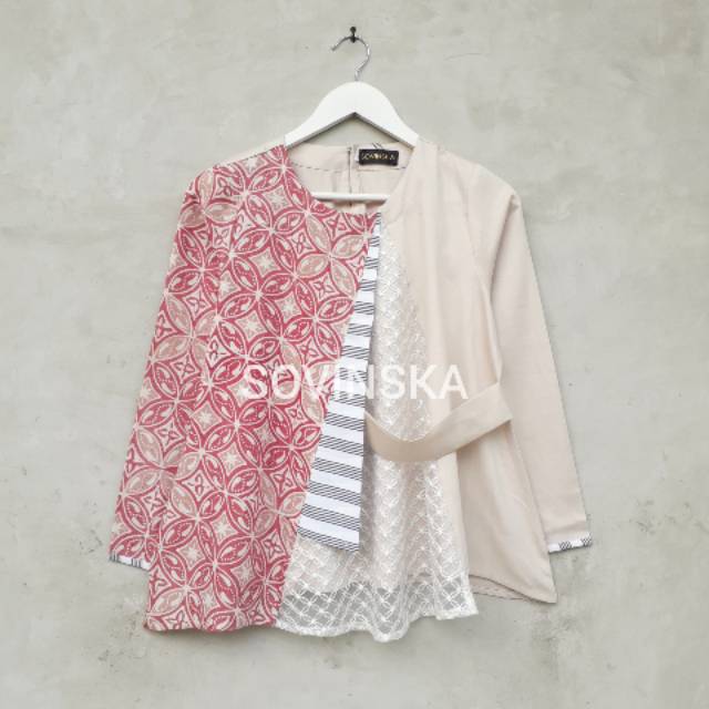  Atasan  Batik  M 33 CREAM Shopee  Indonesia
