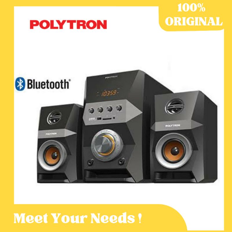 SPEAKER POLYTRON PMA 9502 / PMA9502 [BLUETOOTH / AUX / USB / KARAOKE ]