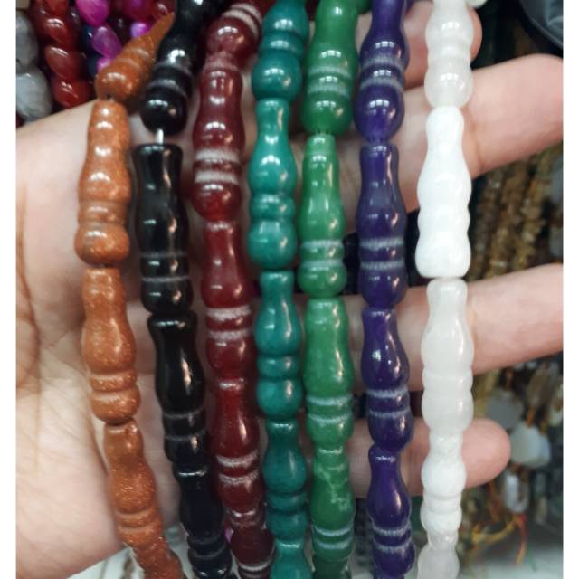 8x25mm Sekat Kepala Tasbih | Batu Tasbih Tower DIY pembuatan kalung Tasbih