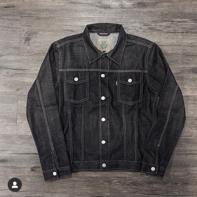 Pot meets pop - PMP Skunk deep indigo denim jacket