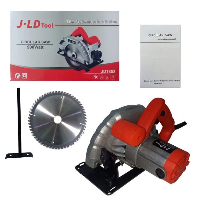 Unik J.LD JD1853 Mesin Potong Kayu 7 inch Circular Saw Circle Serkel Berkualitas
