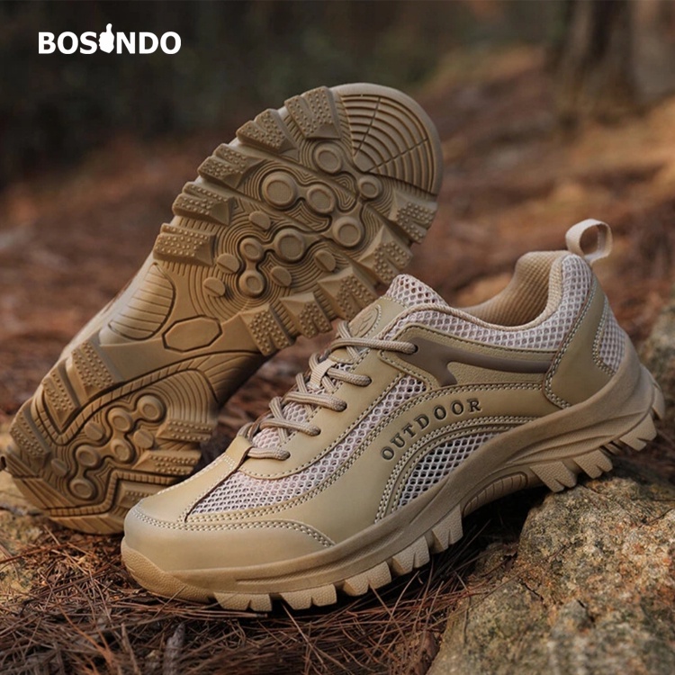 BOSINDO✔ B-7 Sepatu sneakers outdoor pria B7/sepatu gunung hiking pria asli original-Sepatu Olahraga Sepatu Outdoor Dewasa-Sepatu Pria Kasual ASLI IMPORT 100%Original-FREE BOX Merk BOSINDO ASLI-Bisa Bayar Ditempat[COD]