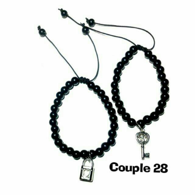 Gelang Couple Gembok dan Kunci