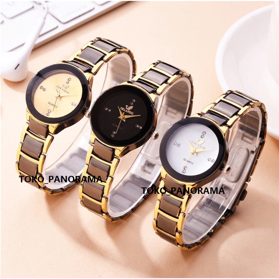 Jam Tangan Orlando Pria Elegan NEW OR Korea Fashion Mens Analog Orlando Kualitas Premium Watches Cowo