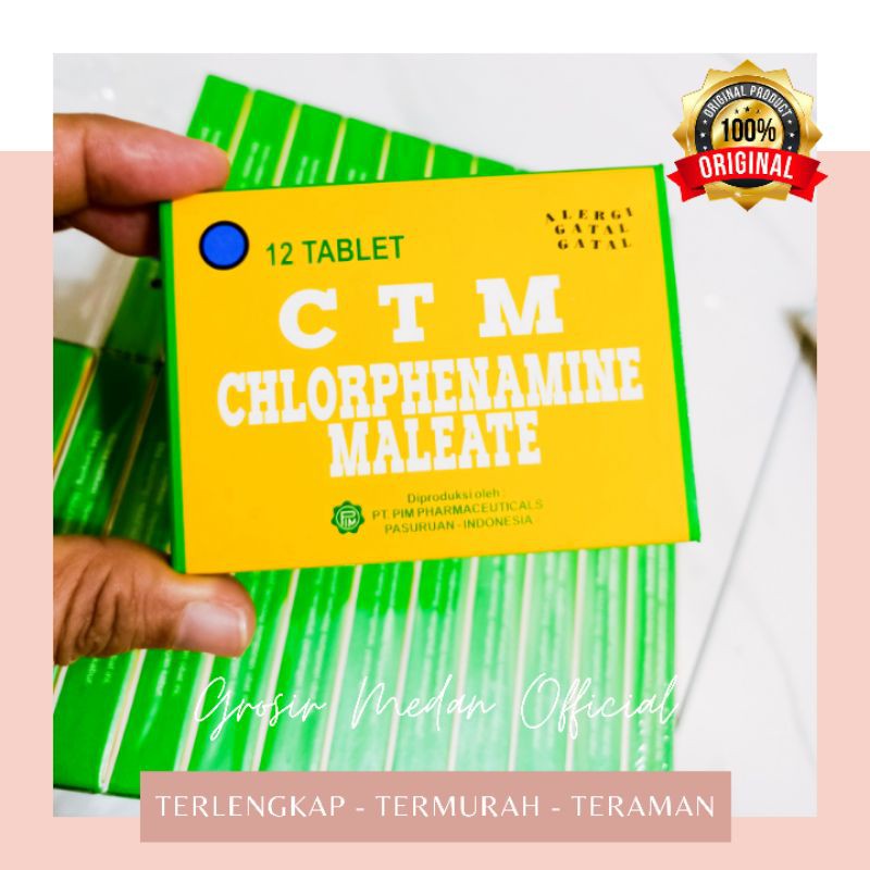 CTM OBAT ANTI ALERGI GATAL ANTIHISTAMIN