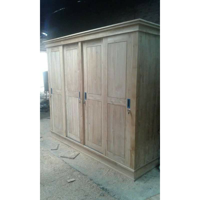 lemari baju/almari pakaian minimalis sliding