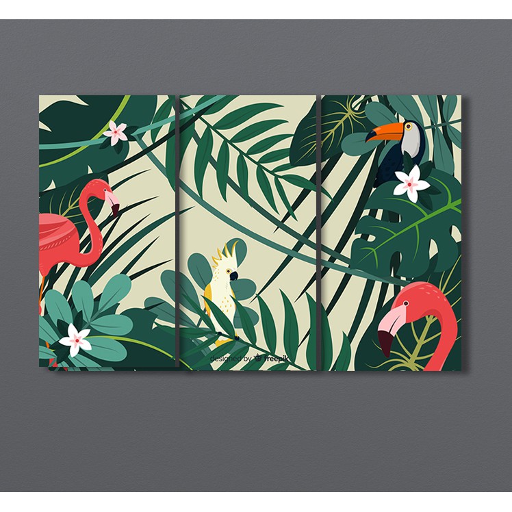 HIASAN DINDING TROPICAL DAUN WALL DECOR PAJANGAN DINDING KAFE HIASAN DAUN TROPICAL