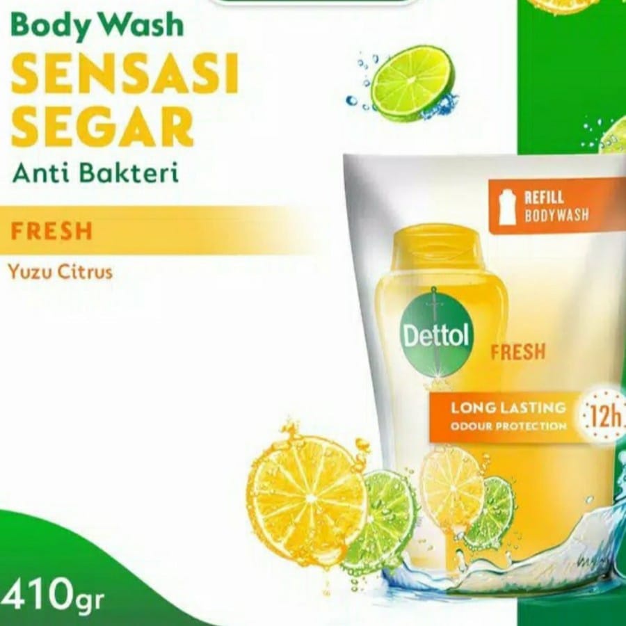 SABUN MANDI CAIR DETTOL 410 ML SABUN MANDI CAIR REFILL LIFEBUOY AROMA FRESH SABUN DETTOL KESEHATAN