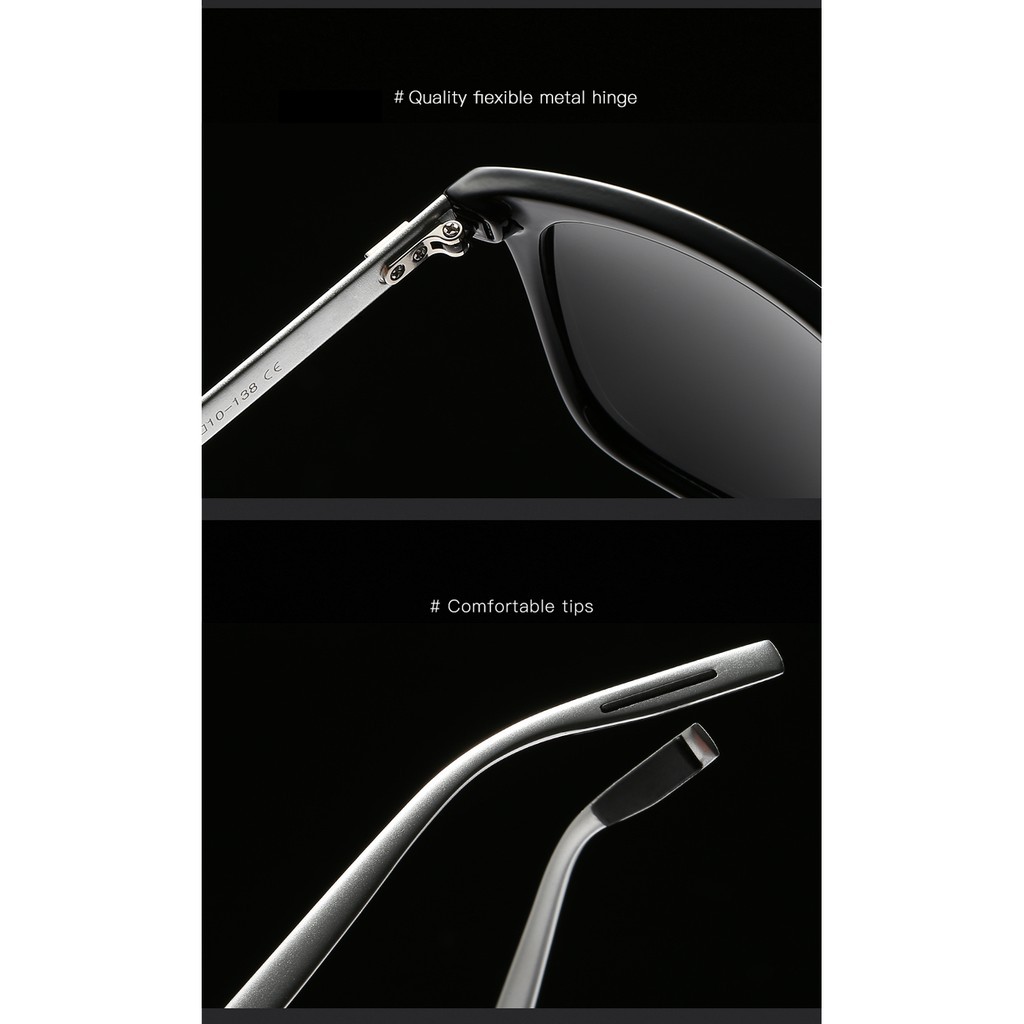 (YUZHU) Kacamata Hitam Model Polarized Untuk Pria