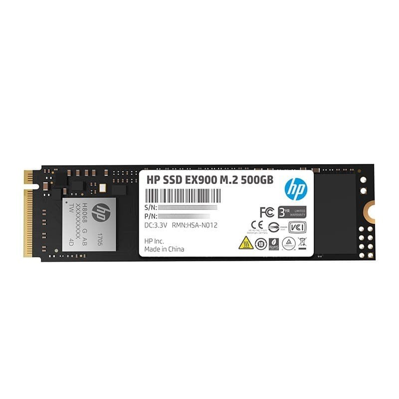 HP SSD EX900 500GB - 3D NAND - M.2 NVME - PCIe 3.0 - Garansi 3 Tahun