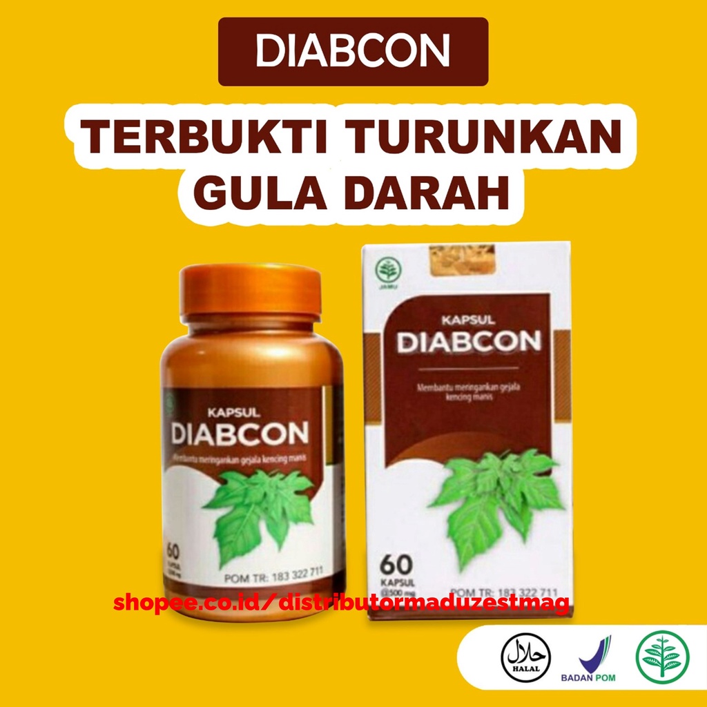 [BISA COD]  DIABCON Obat Diabetes Ampuh Mengatasi Kencing Manis diabcon asli 100% original