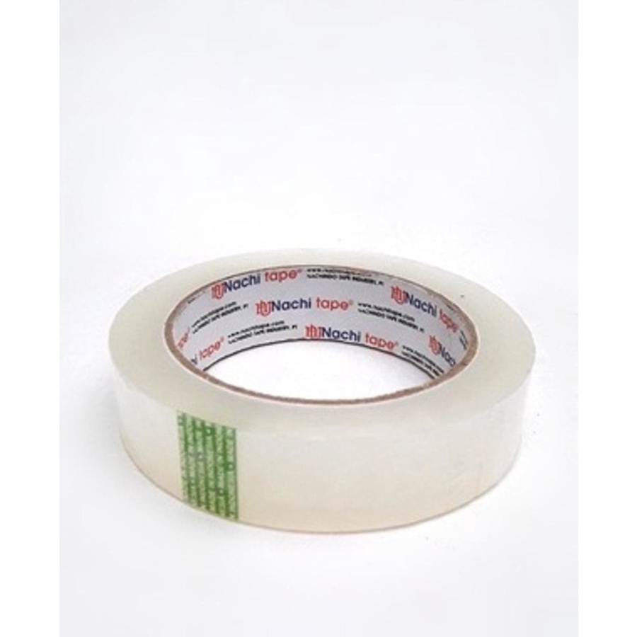 Lakban OPP Isolasi Bening Transparan Nachi Tape 1 inchi 24mm 100 yard