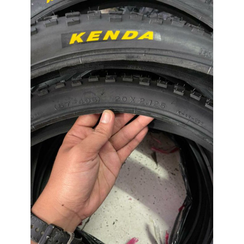ban luar sepeda ukuran 20 x 2.125 kenda folding lipat mini minion bmx mtb