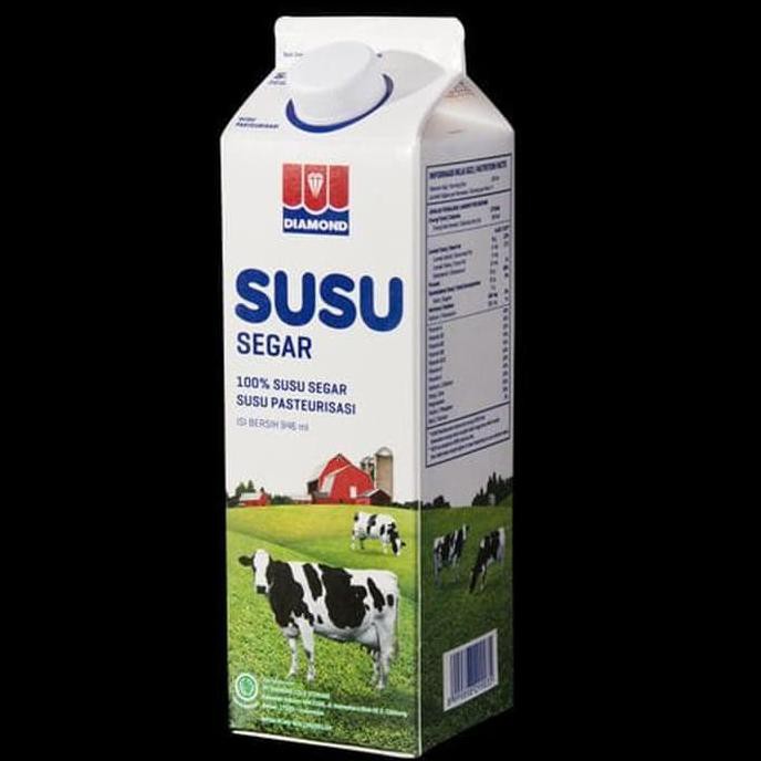 

Diamond Susu Segar / Fresh Milk Diamond Rasa Plain 946Ml