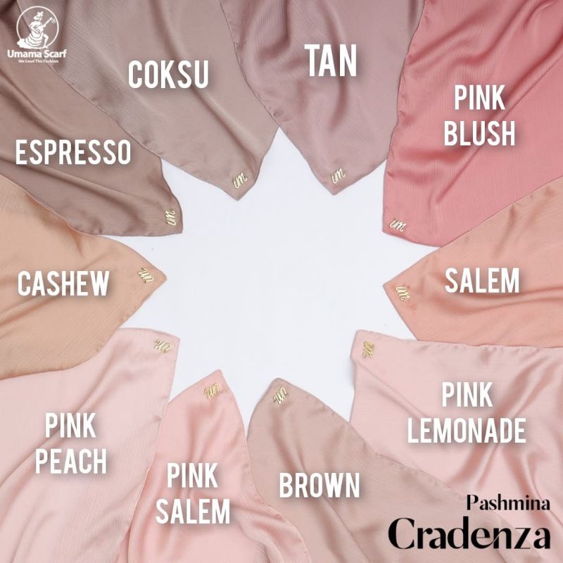 [ Bisa COD ] PASHMINA SATIN SILK MALAY MEWAH JILBAB CRADENZA UMAMA GLOWING