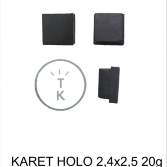

Karet holo 2,4 x 2,5 cm