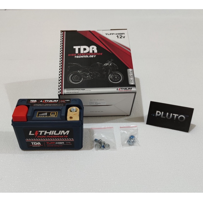 TDR AKI MOTOR LITHIUM IRON PHOSPHATE (LIFEPO4) BATTERY TLFP - 14BR 12V