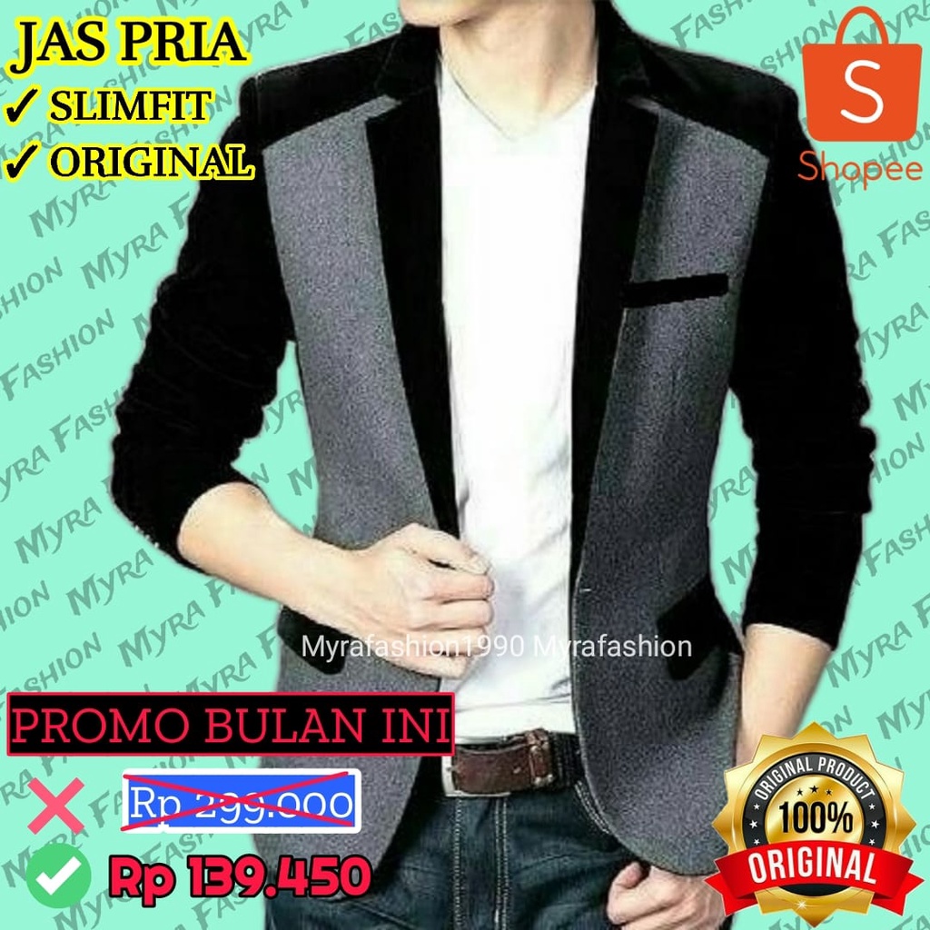 Jas Blazer Hitam Pria ORIGINAL / Jas Blazer Pria Slimfit / Jas Blazer Pria / Jas Pria Pengantin