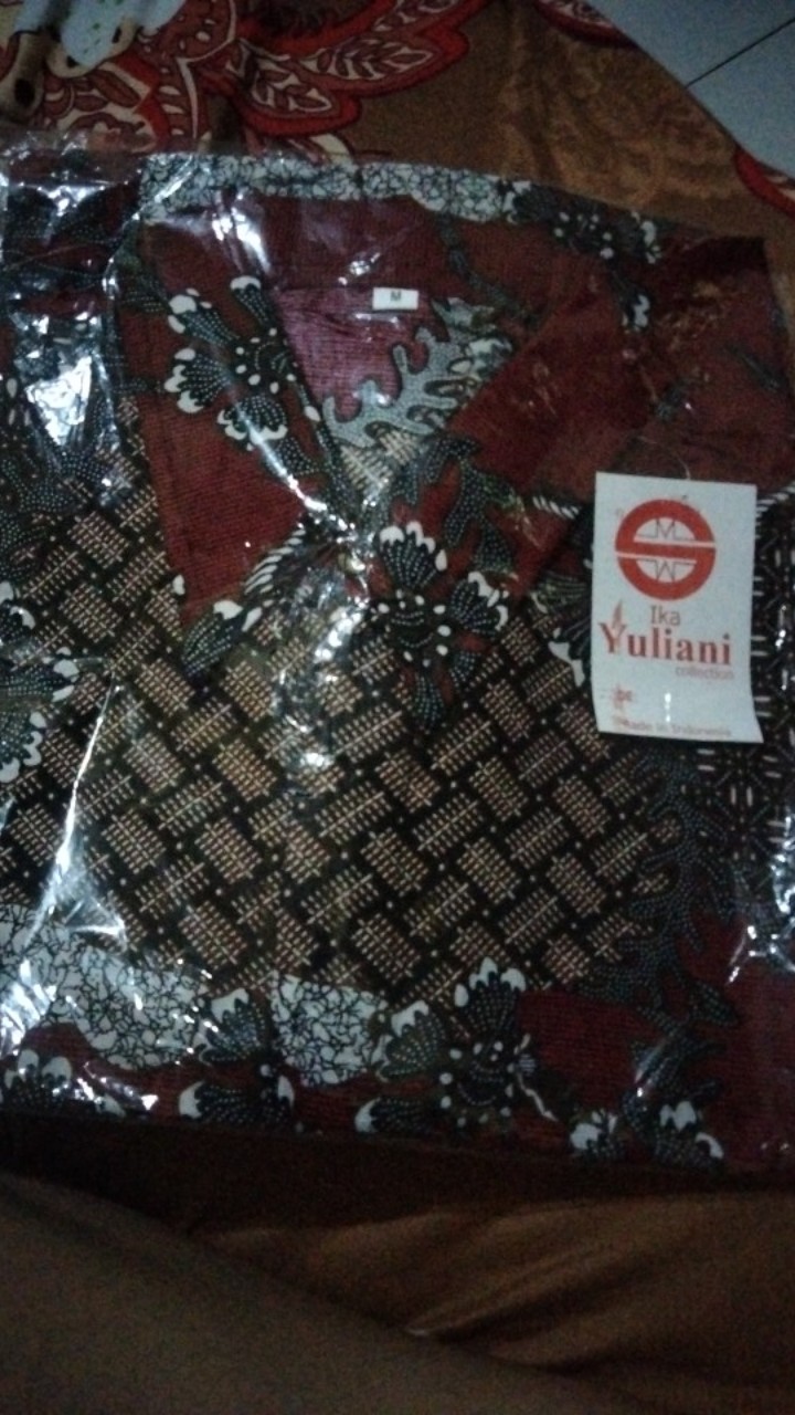 Kemeja Batik/ Hem Batik Seragam Batik Size M L Xl Xxl 4l 5l 6l 7l 8l