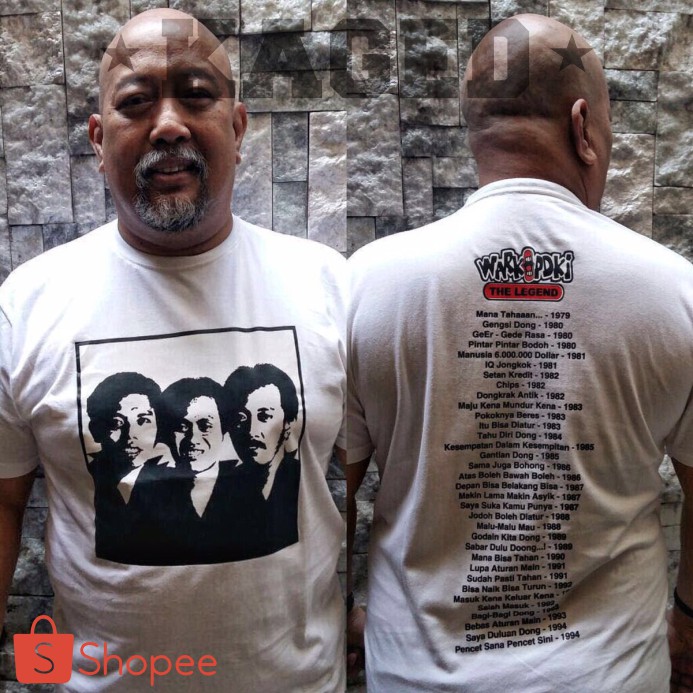 Kaos Warkop Dki Reborn #Warnaputih Kaos Warkop Dki Kaos Warkop Dki The Legend