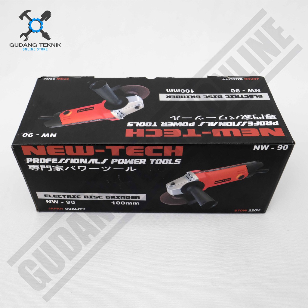 Mesin Gerinda Tangan NEW-TECH NW - 90 - Electric Disc Grinder Newtech