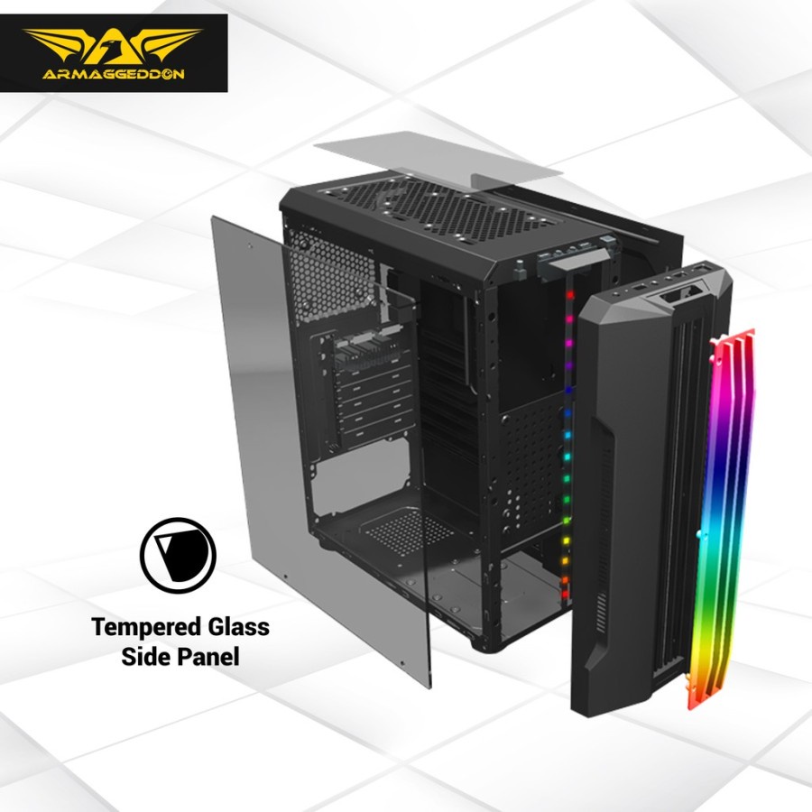 ARMAGGEDDON CASING NIMITZ TRON III - GAMING CASE