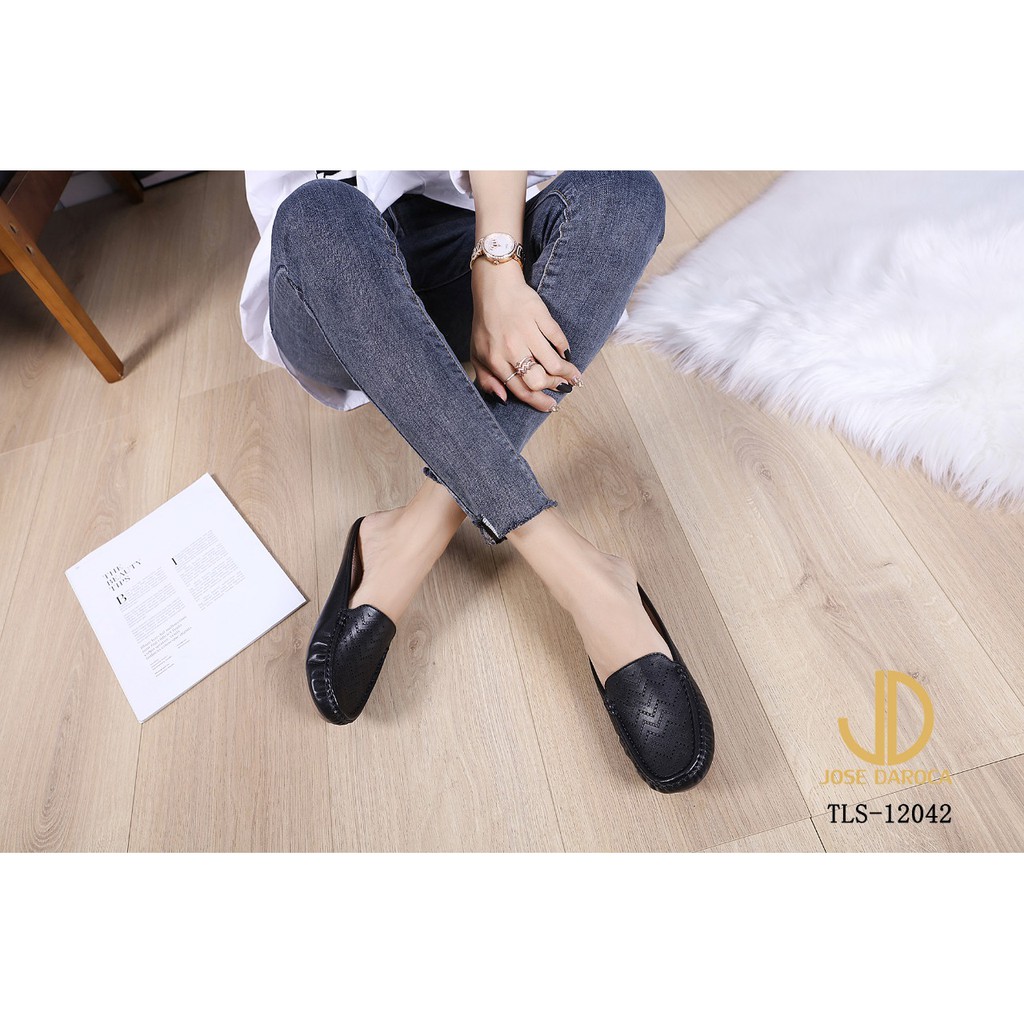 JOSE DAROCA Sepatu Slip On Kulit Halus #TLS-12042# ORIGINAL