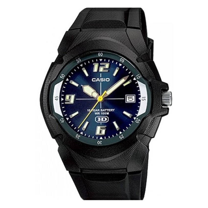 Casio Original (semua variasi) MW-600F / MW600F Jam Tangan Pria Analog Karet