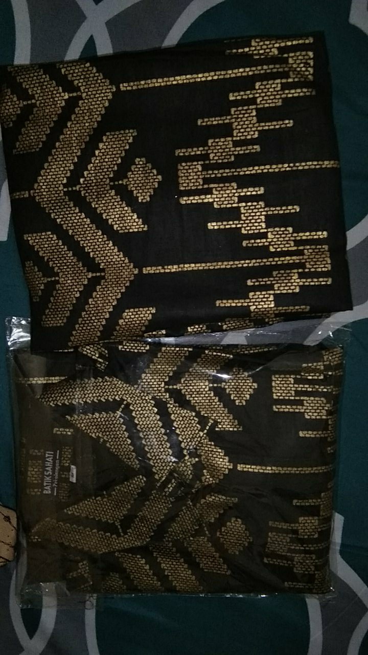 Set Batik Couple Adara Black (kemeja Batik, Rok Batik, Kebaya Adara Black)