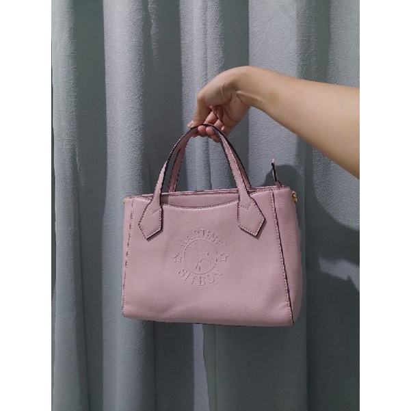 PRELOVED TAS PINK MARTINE SITBON HARGA NETT JANGAN DITAWAR LAGI