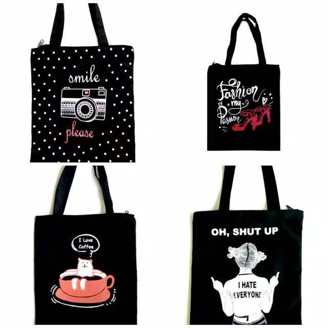 YA 449 - Totebag Art 2 / Totebag Kanvas / Totebag Kuliah