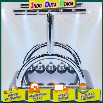 Balance Ball Pajangan Meja Pendulum Newton Model T Size S - LX013