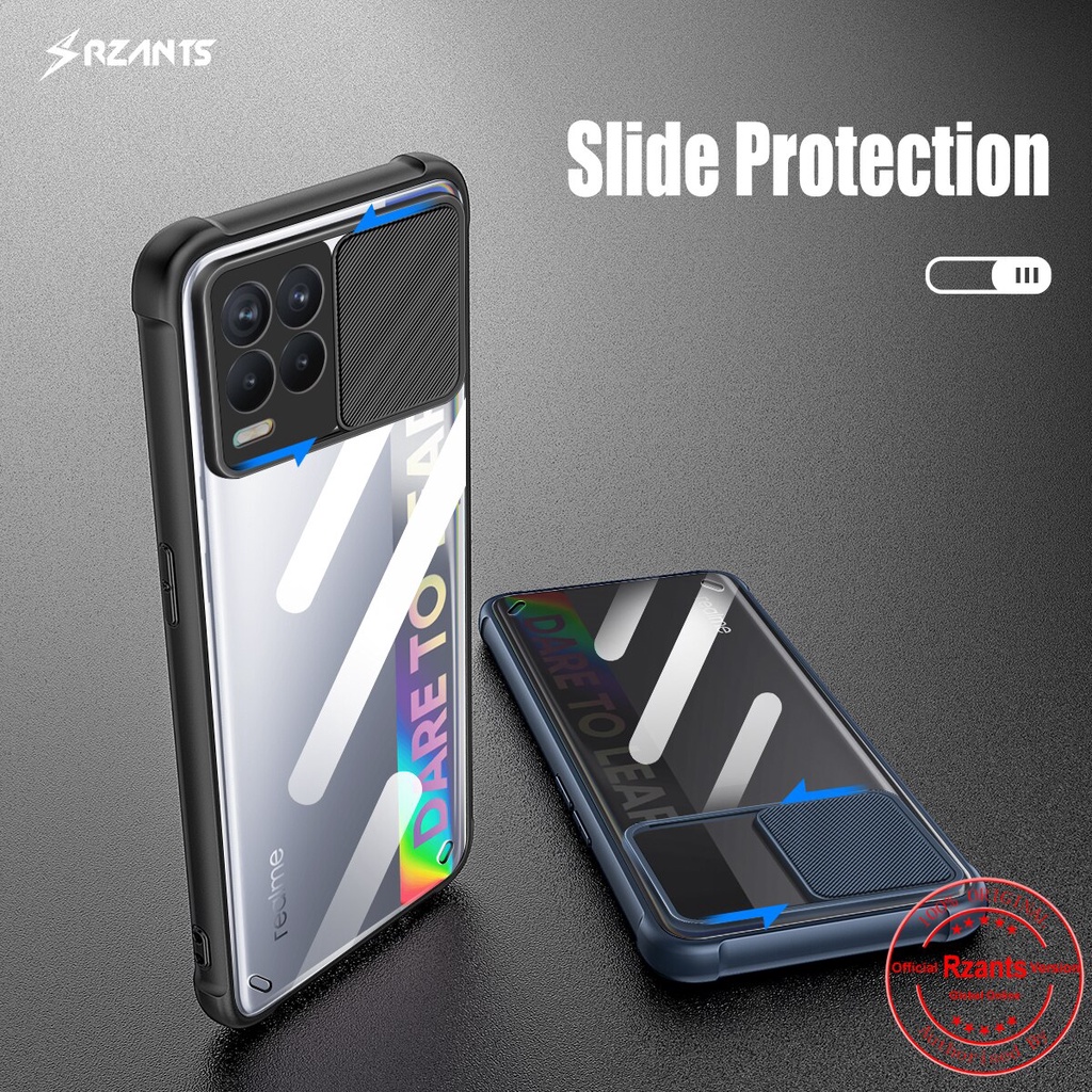 Case Realme C12 Armor Fusion Slide Transparent Protection Camera Premium Casing