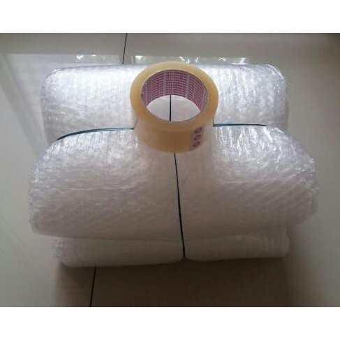 

Paket Plastik Bubble Wrap 5m x 125cm dan Lakban Daimaru Bening 1pcs TERBAIK