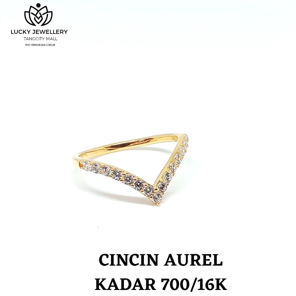 CINCIN AUREL EMAS KUNING KADAR 700/16K
