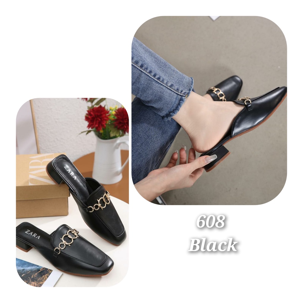 NEW ARRIVAL SEPATU WANITA IMPORT HEEL TAPAK TAHU ZR 608