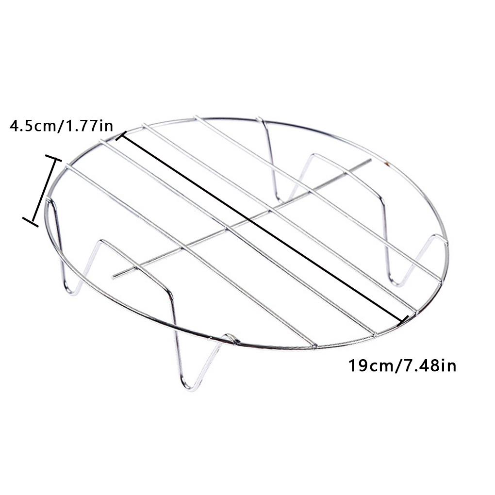 Rak Stand Holder Panci Kukus Anti Panas Bahan Stainless Steel Untuk Dapur huiteni