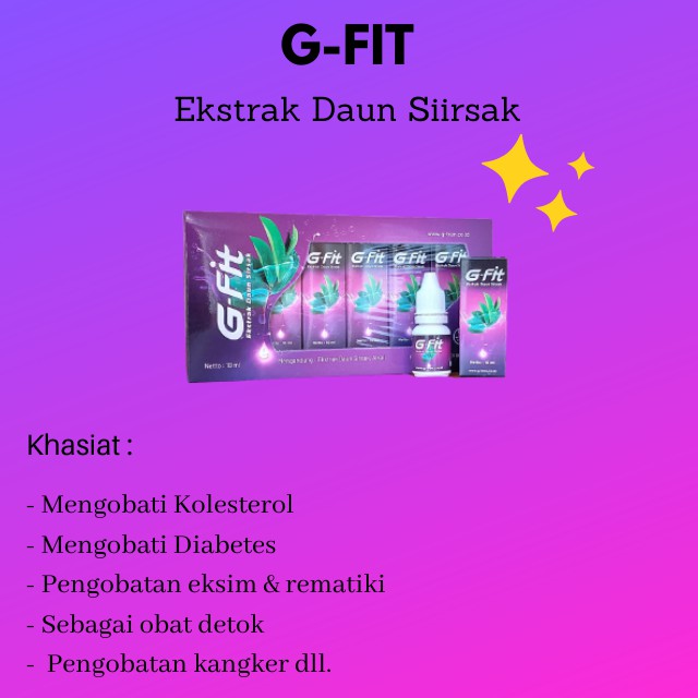 Obat Tetes Graviola-Fit, G-Fit Obat Herbal Ekstrak Daun Sirsak + Alkali