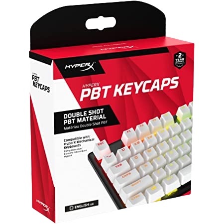 HyperX PBT Double Shot Keycaps Full-key Set Key Caps Gaming Keyboard