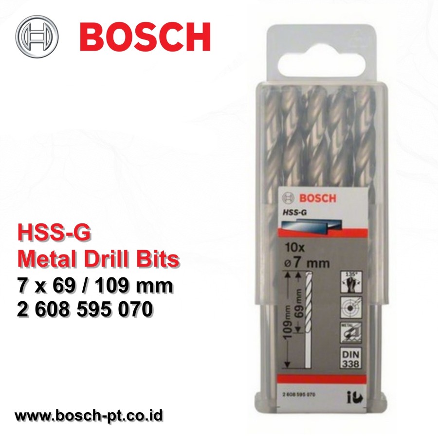 MATA BOR BESI BOSCH HSS-G ORIGINAL!!