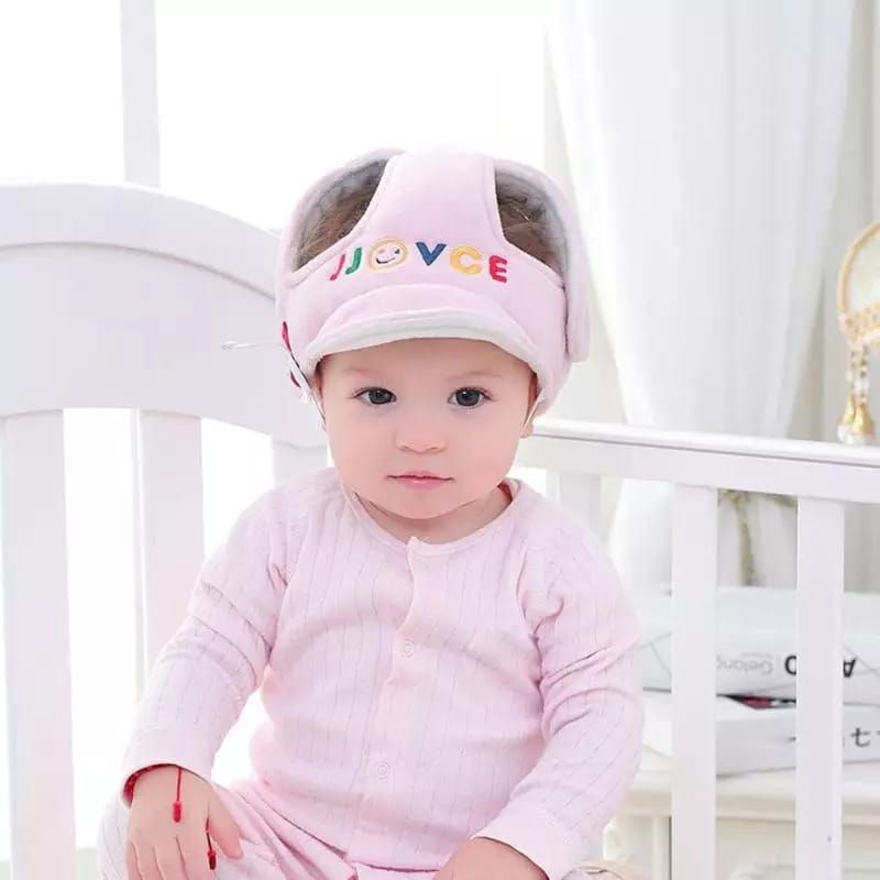 Topi Helm bayi pelindung kepala bayi belajar jalan bisa diatur tebal empuk Original