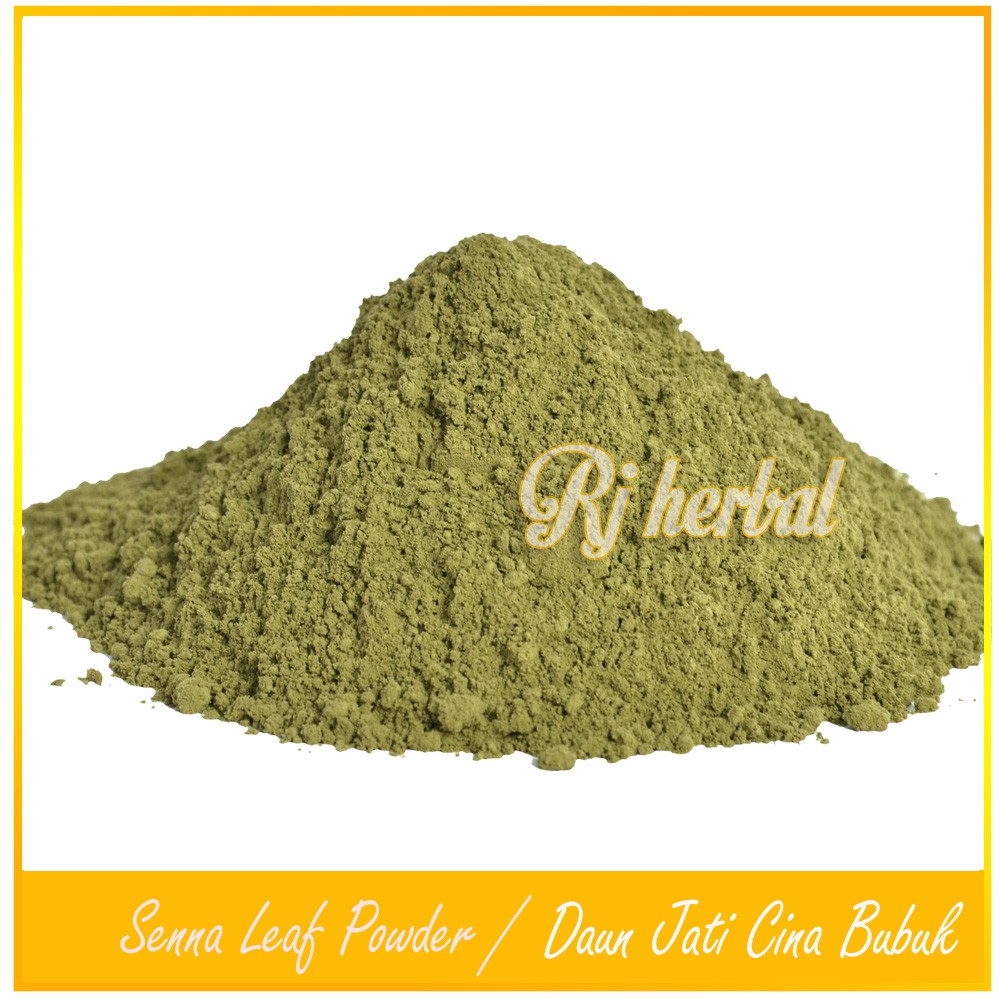 [100 gram] Bubuk Daun Jati Cina / Senna Leaf Pure Powder