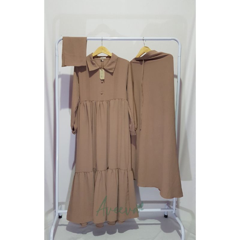 aula set gamis syari khimar nonpet bergo cadar tali niqab gamis muslimah gamis syari dress jilbab sy