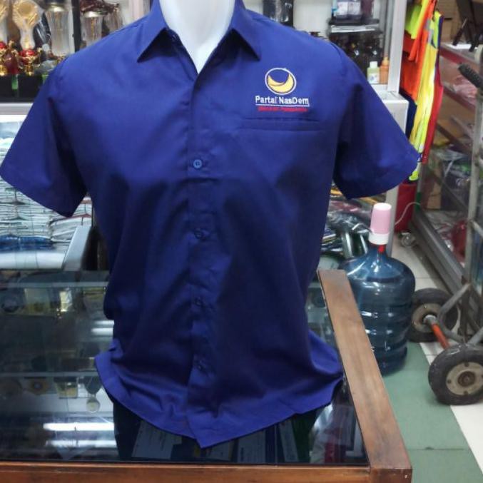 ◊ Baju Kemeja Partai Nasdem. BAJU PARTAI / ATRIBUT PARTAI / KEMEJA NASDEM ➣