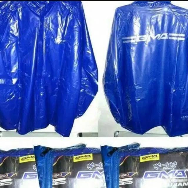 Raincoat GMA Pvc karet rubber / jas hujan legendaris / Jas hujan dewasa Terlaris Jas Hujan Karet