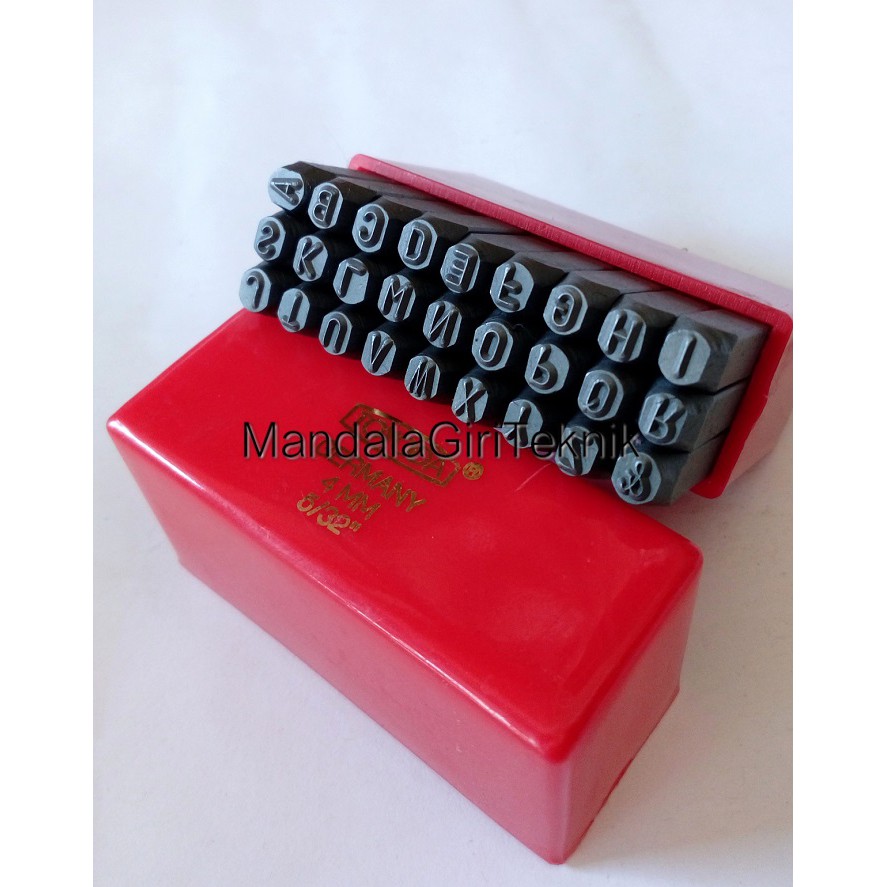 Alat Untu Memperbaiki Nomor Mesin / Alat Ketok Huruf Ukuran 4mm