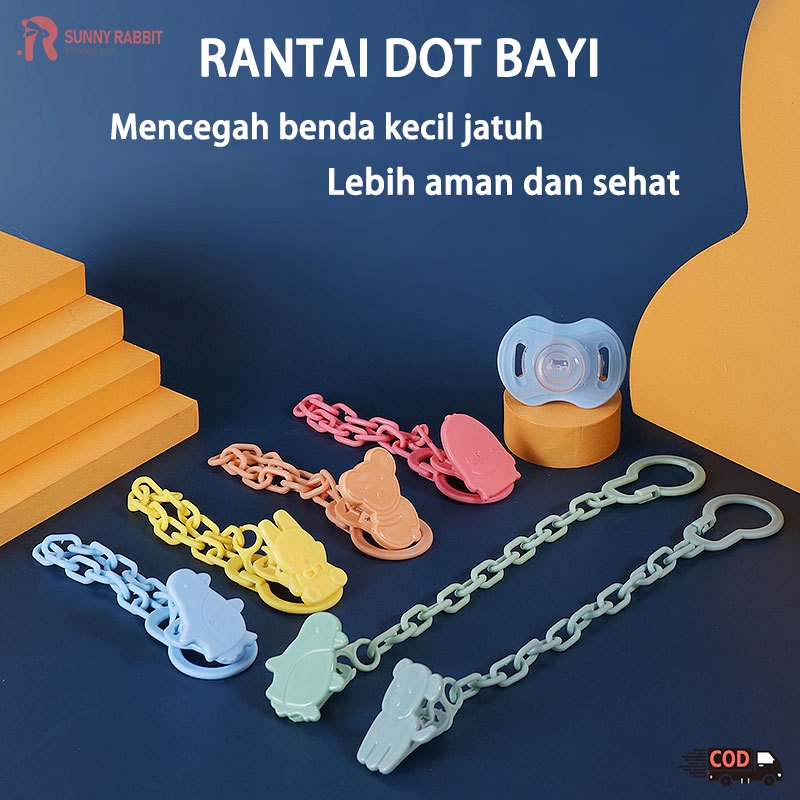 Tali empeng bayi/Rantai empeng bayi/Klip Rantai Penjepit Dot Bayi (B43)